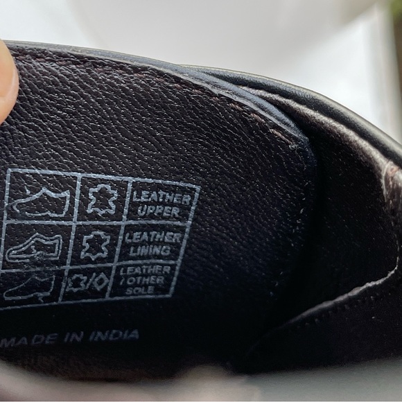 HUGO BOSS Highline Derby Oxford Dress Shoes BLACK LEATHER SIZE 8.5 - Picture 14 of 15